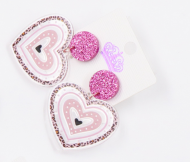 Handmade Exquisite Cute Style Drop Earrings Unisex Synthetic Acrylic Titanium Plated by Xiaoyan for Anniversary