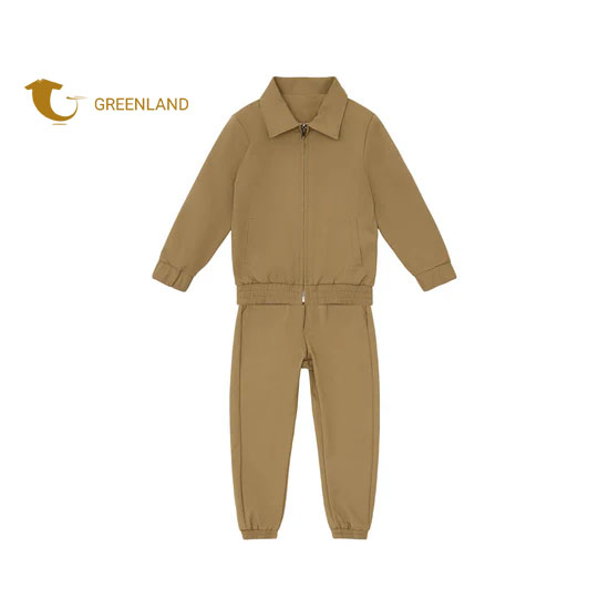 Custom logo wholesale high-quality slim-fit children's casual techwear