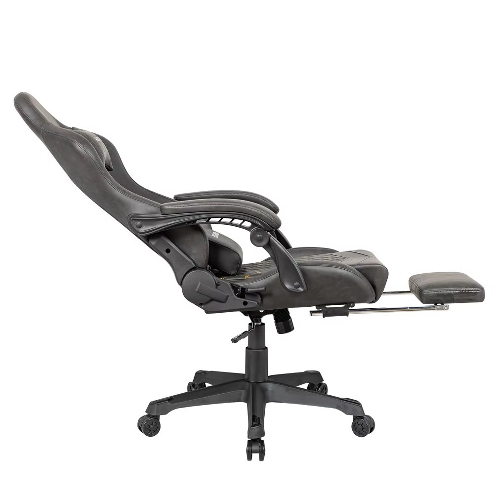 High back esports racing game chair PU leather swivel chair with cooling function, extendable and foldable 19 mechanism modern design