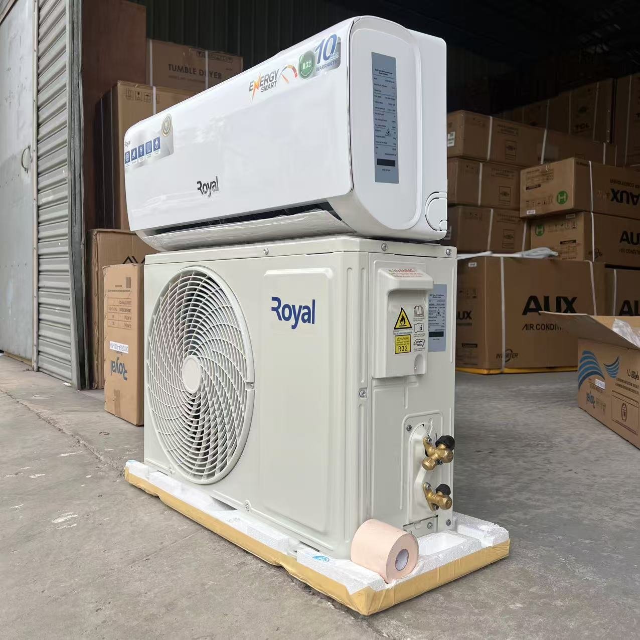 Royal wall mounted split air conditioner intelligent wifi 12000btu only cooling full DC inverter EU standard R32 low voltage start