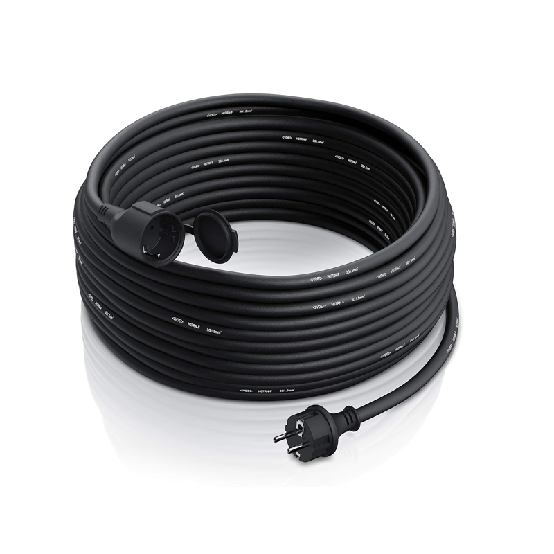 Wholesale CEE 7/7 Waterproof Ip67 Electrical 220-250V AC Extension Cable Outdoor Extension Schuko Cable